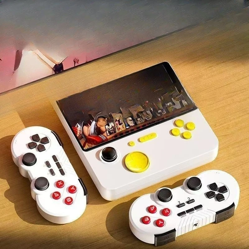 

Pocket game console inch large screen double joystick multiplayer battle arcade power bank two-in-one