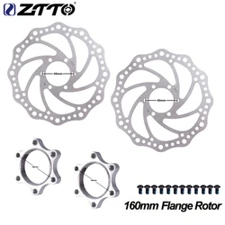 ZTTO Bicycle Freewheel Threaded Hub Disk Disc Brake Rotor 160mm 6-Bolt Flange Adapter 48mm Bike Hub Disk Disc Brake Rotor