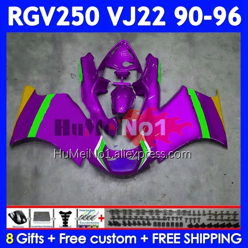 RGV250 For SUZUKI SAPC RGV-250 VJ22 109No.147 RGV 250 90 91 92 93 94 95 New purple 96 1990 1991 1992 1993 1994 1995 1996 Fairing