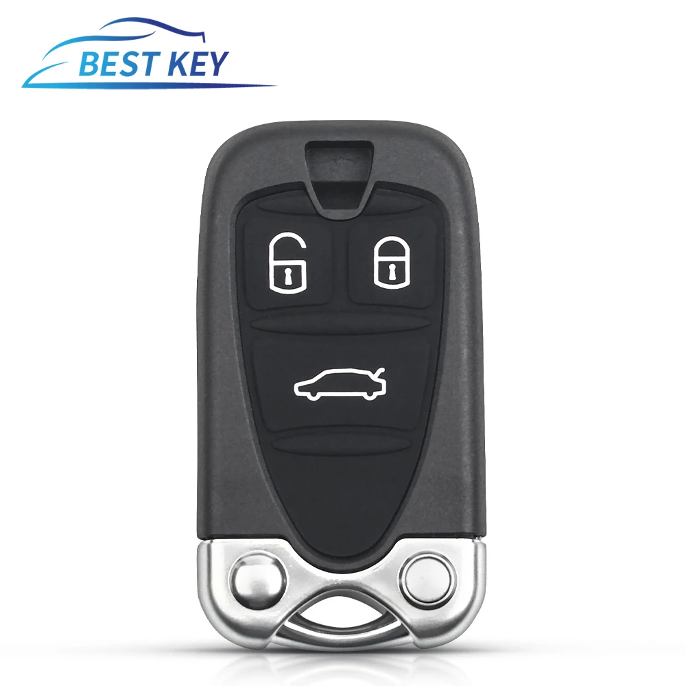 Najlepszy klucz klucz zdalny wymiana akcesoria samochodowe 2005-2011 dla Alfa Romeo 159 Brera156 pająk inteligentny klucz samochodowy Shell FOB 3 przyciski