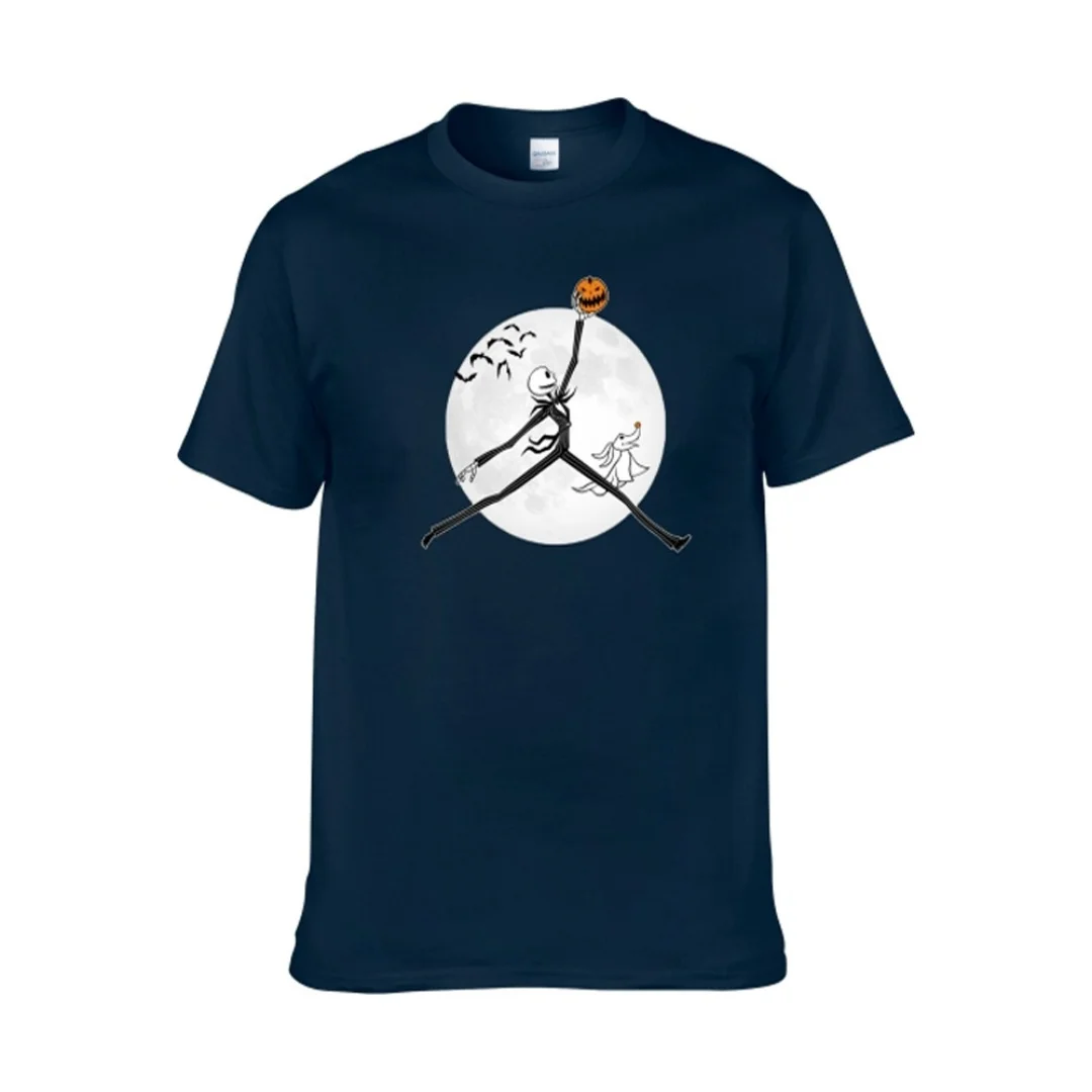 Halloween Pumpkin King graphic T-shirt Summer Fashion Leisure High-end Versatile Pure cotton Men's And Women's Y2K T-Shirt