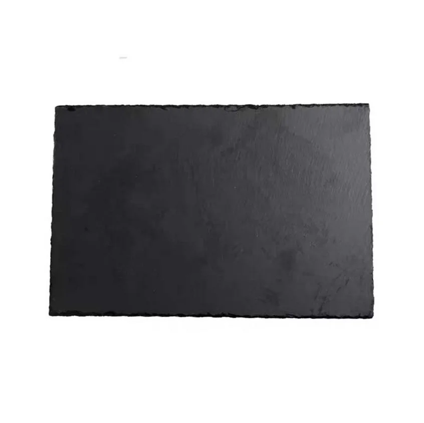 Japanese And Korean Style SLATE Plate Dessert Sushi Flat Western Food Black SLATE Plate Tableware