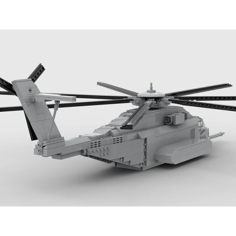 Moc Building Bricks Military CH-53 Fighter Model Technology Air Combat Fighter Model Block Toy DIY Assembly Christmas Gifts