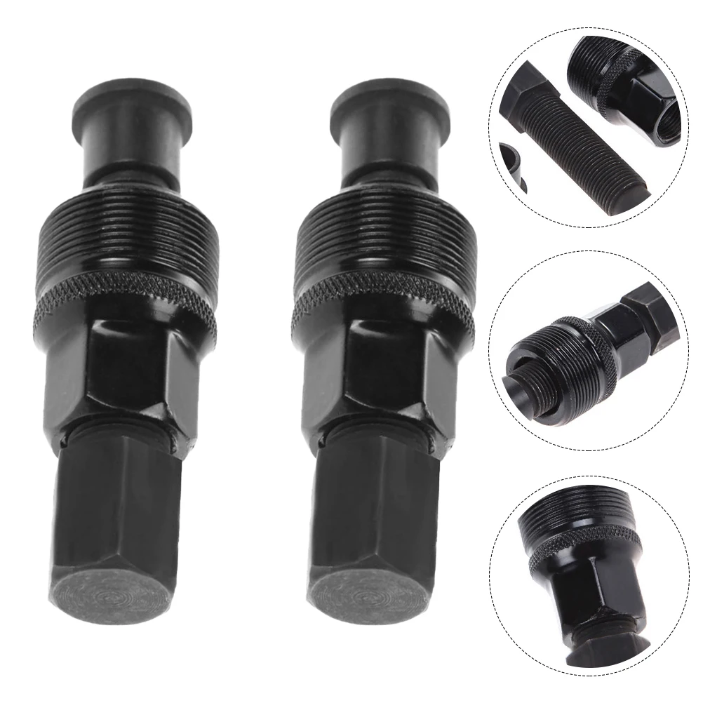 

2 Pcs Crankset Removal Tool Carbon Steel Bike Extractor Kit Universal Design Square Taper Splined Crank Arms Bottom Bracket