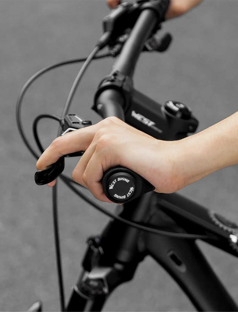 WEST BIKING 3D-Gedruckte Fahrradgriffe Stoßdämpfung Mountainbike Lenkerüberzug Professionelle MTB Ergonomische Griffgriffe – Detail 9
