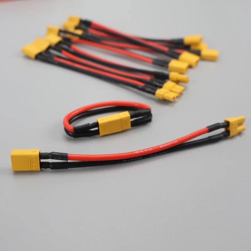 XT30 Male to Female Power Cable 16AWG Silicone Extension Wire for RC Drone Battery