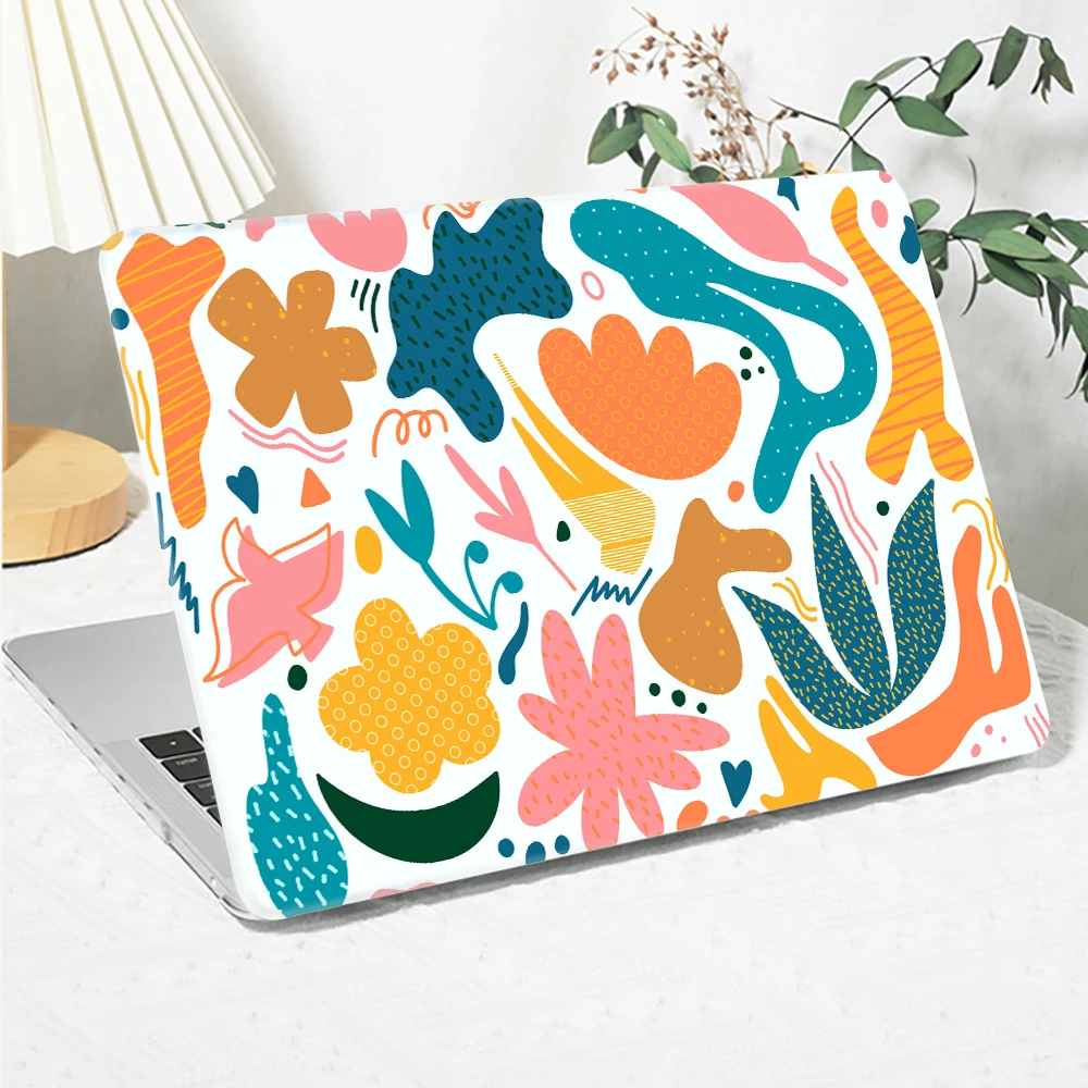 

Laptop Protector Case for MacBook Air 15 2023 Cover M2 model A2941 Shell for MacBook Pro M1 M2 M3 M4 Max 16 14 13-in Print Case
