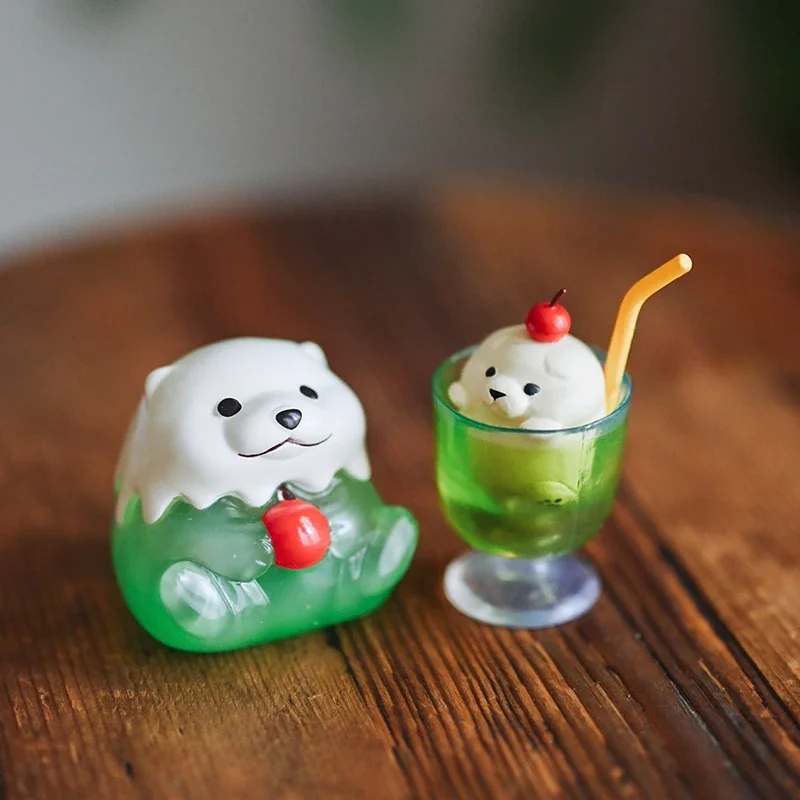 الأوراسي قضاعة غاشابون جيلي الحيوان Kawaii جمع سطح المكتب زخرفة عمل نموذج لجسم اللعب