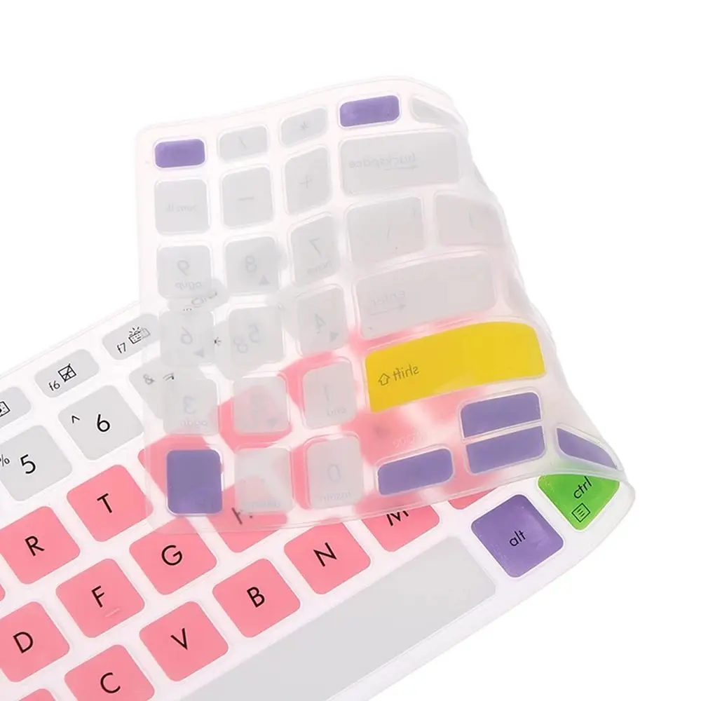 Teclado Protector Capa para Notebook Laptop, Silicone Film Teclado protetora, 15,6 polegadas, Acessórios
