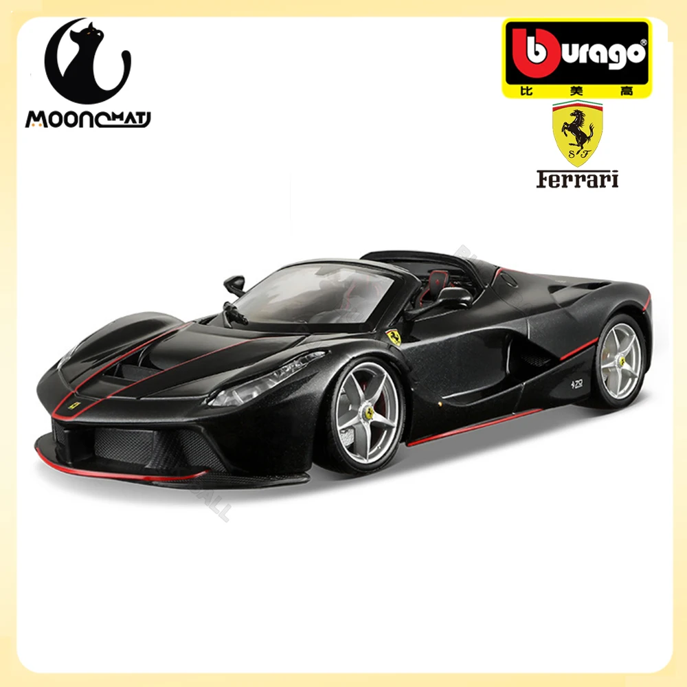 1:24 Bburago Ferrari Laferrari Aperta Model Baking Paint Electrostatic Painting Ferrari Car Model Collection Toy Boyfriend Gift