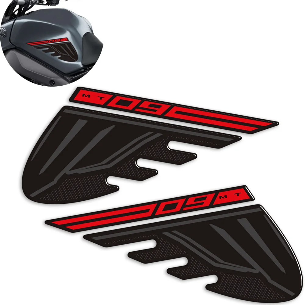 Tank Pad 3D Resin DecorationSuitable For Yamaha MT09 MT FZ 09 SP MT-09 Motorcycle Accessory Fuel Stickers 2021 2022 view 4