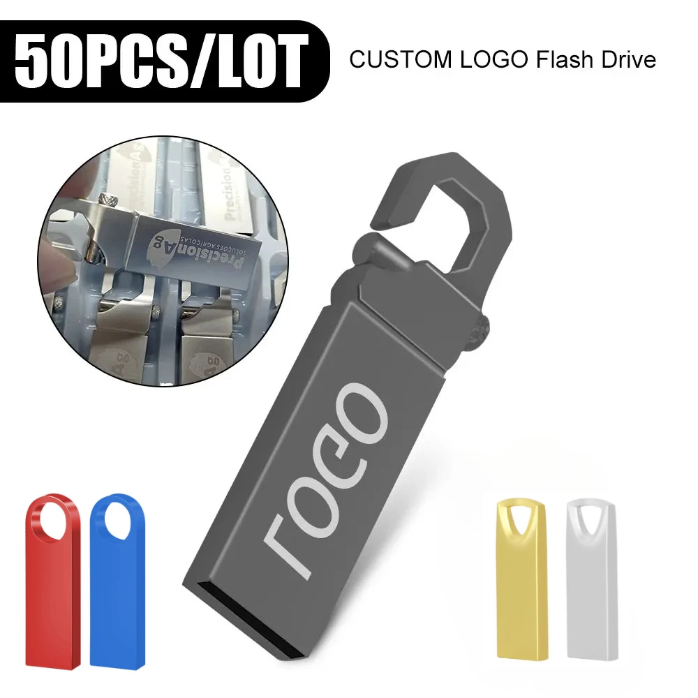 

50PCS/lot Free logo Pendrive 128GB USB creative gold key USB 2.0 usb Flash Drive pendrive 4GB 8GB 16GB 32GB 64GB memory stick