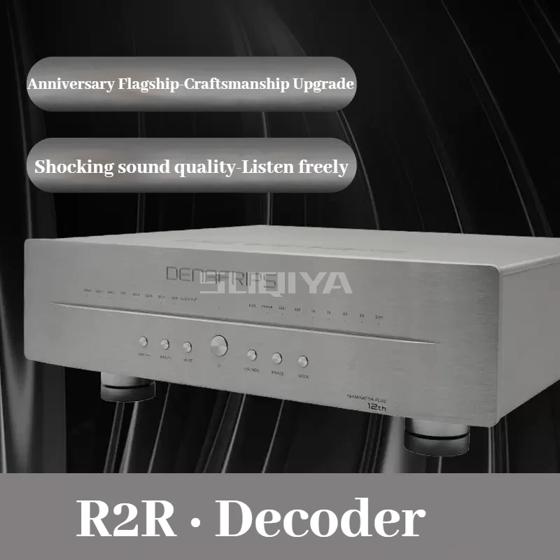 Decodificador Hi-End de Áudio Digital GAN, Arquitetura R2R + DSD, Ruído Ultra Baixo, Fonte de Alimentação Linear, Saída do Relógio