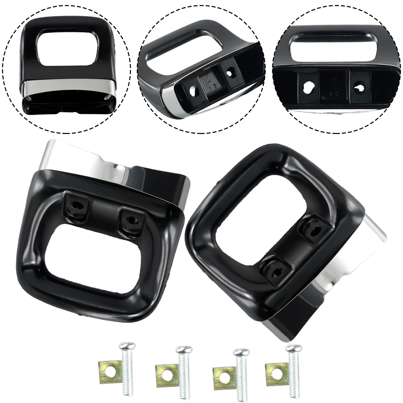 2PCS Bakelite Pot Ears Replacement Side Handle For Steamer Cookware  Replace Anti-scalding Pot Handle Kitchen Accessories