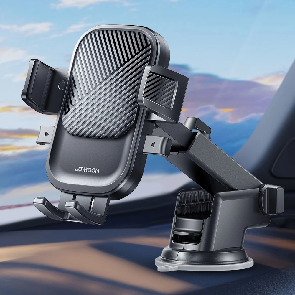 Автомобильный держатель для телефона, подставка, присоска, вращающаяся на 360° поддержка GPS, приборная панель и держатель телефона на ветровом стекле для смартфонов 4,7-6,8 дюйма