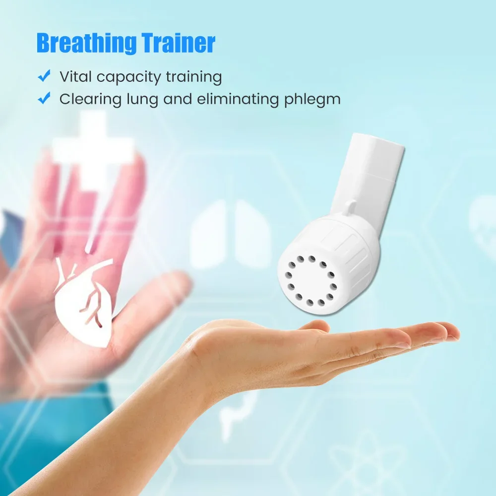 Mucus Removal Device Lung Expander Breathing Exercise Expectorator Respiratory Trainer Phlegm Remover Clear Mucus Removal Device