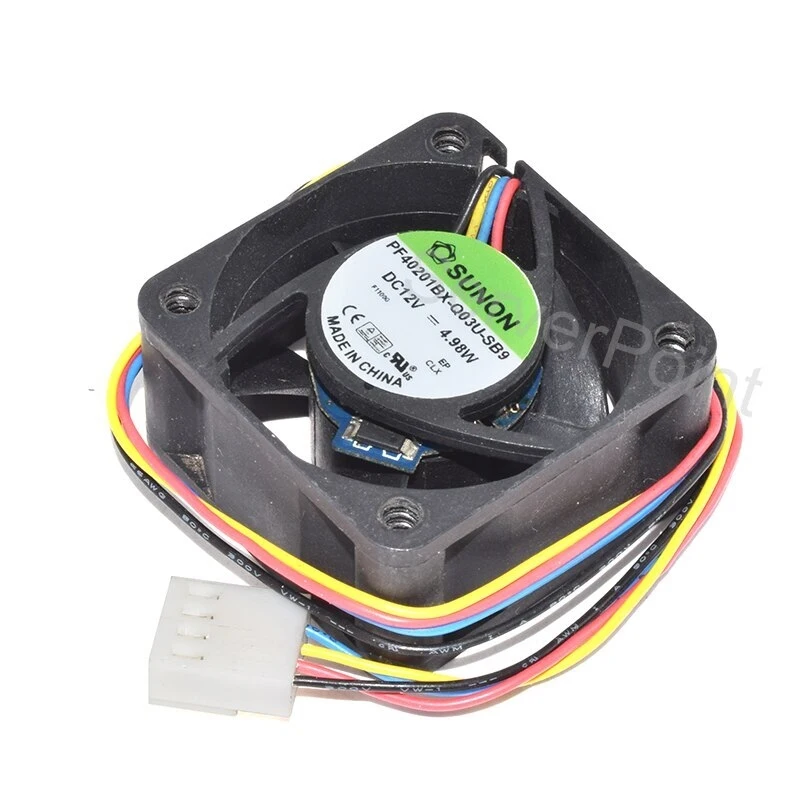 

Genuine New for PF40201BX-Q03U-SB9 DC 12V 4.98W 40x40x20mm 4-Pin Cooling Fan