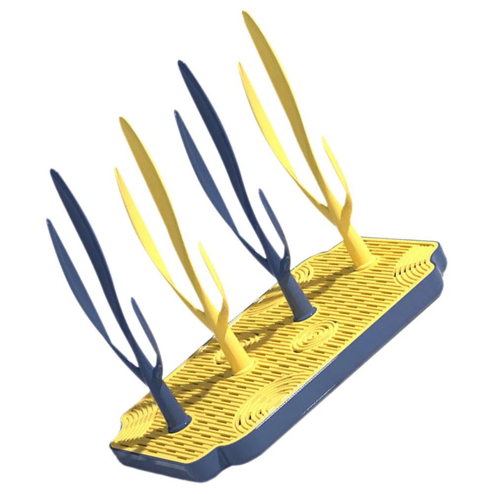 صينية تجفيف زجاجات الأطفال الفاخرة ذات دعامة ناعمة لطاولة كونترتوب المنزل والفندق تستخدم رف تجفيف محمول لزجاجات الأطفال #4