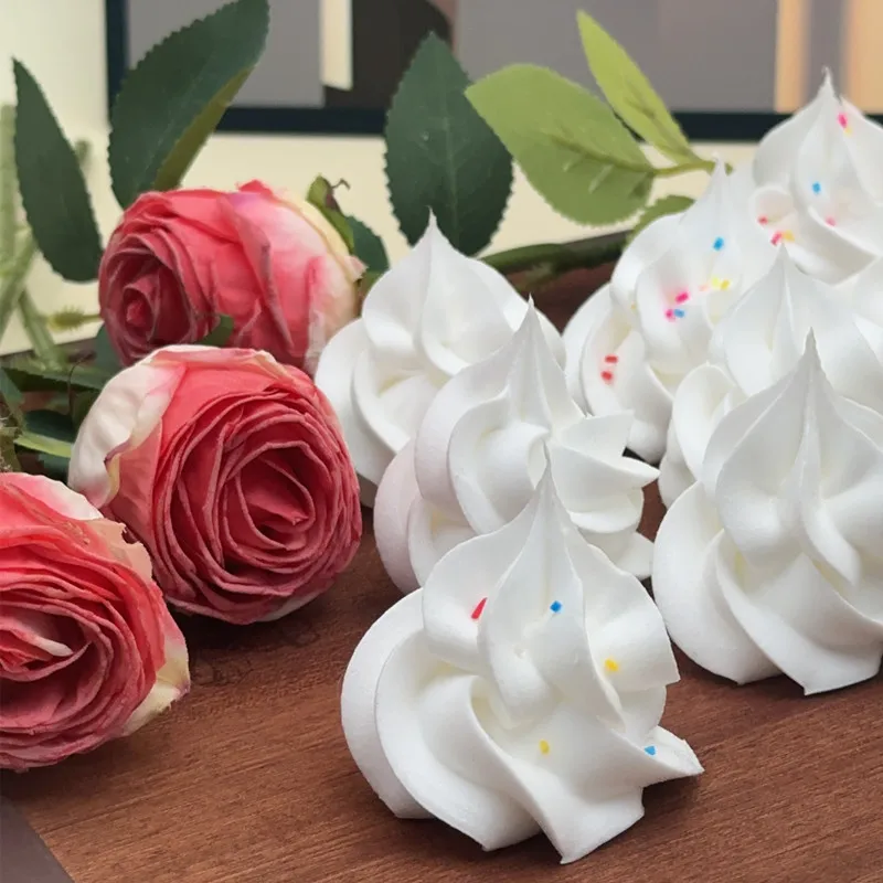 Simulation Ice Cream Artificial Cream Head Model Fake Cake Sundae Decorations Dessert Shop Window Display Samples Photog Props