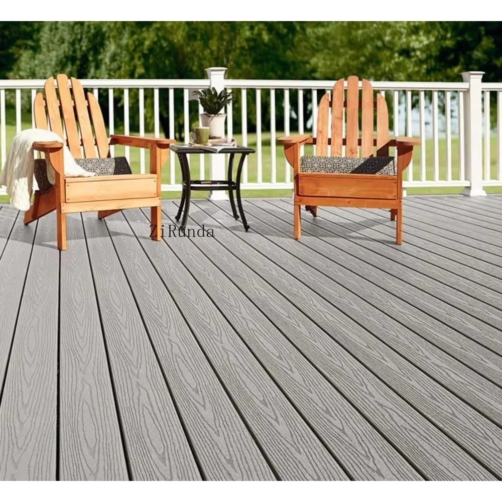 نسخة مخصصة من الخشب والبلاستيك المركب HDPE في الفناء الخلفي 22.5 مم #4