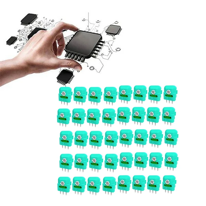 40PCS Hall Joystick Potentiometer Sensor Module For PS5 Game Controller Hall Joystick Axis Resistor Micro-Type Switch-AD13