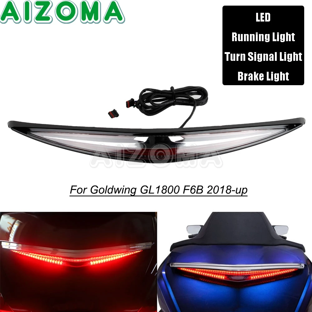 Motorcycle Tail Box Light LED Turn Signals Taillight Rear Brake Lamp For Honda Goldwing Gold Wing GL 1800 GL1800 2018 2019 2020