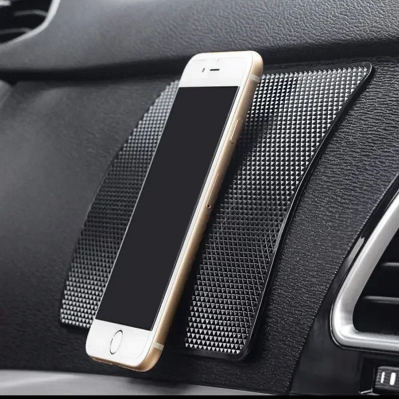 Car Panel Anti Slip Mat, Sticky PVC Pads, Sunglasses Holder, Car Interior Style, Heat Resistant, Phone