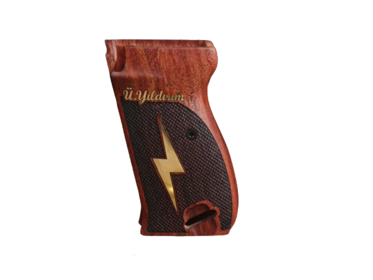 KSD Brand Walther P38 Compatible Rosewood Grips Diamond