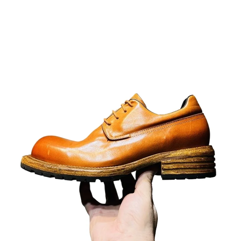 

Мужские высококачественные повседневные деловые туфли для офиса, активного отдыха и работы, в британском стиле, из натуральной кожи, повседневные и формальные туфли-дерби