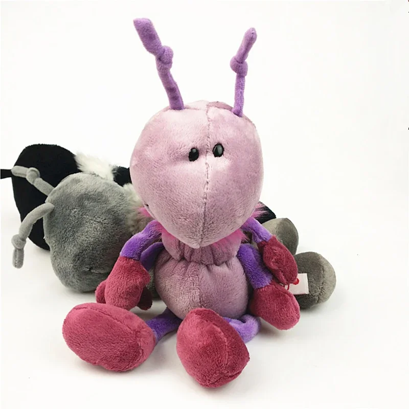 Cute Simulation Color Ant Plush Toys Kawaii Ant Doll Small Pillow Claw Machine Doll For Children's Day Gifts Factory Wholesales