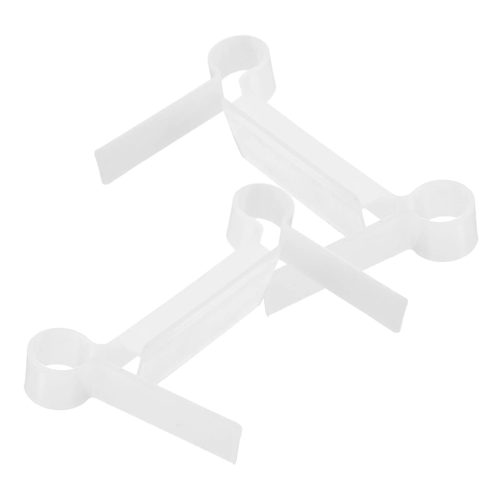 

2pcs Glass Clamp Gasket Sturdy Plastic Shower Door Hinge Replacement Easy Install For Bathroom Kitchen Cabinet Shower Door