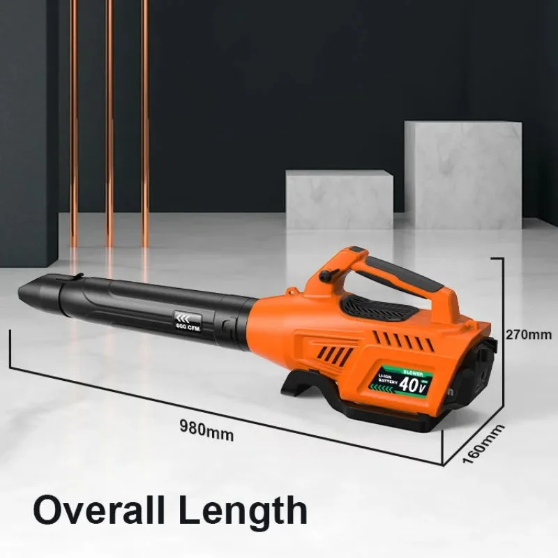 

【From China】Rechargeable Cordless Leaf Blower Battery Powered 575W 40V Air Blower Battery Cordless Leaf Blower for Garden,Leaves