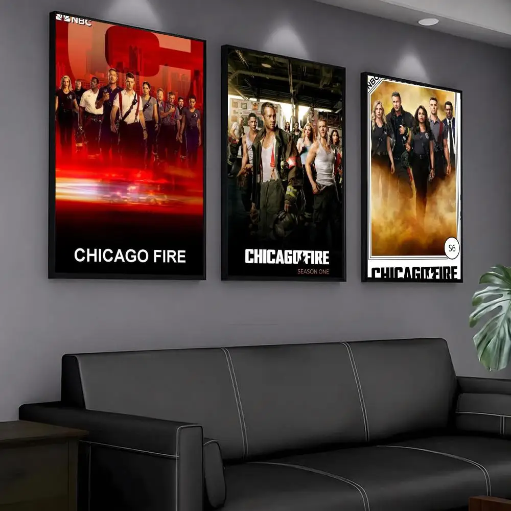 tv series C-Chicago Fire-E Painting Calligraphy Artwork for Home Bedroom Office Wall Decoration Gift