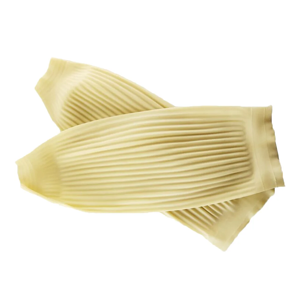 

1 Pair Oversleeve 45Cm Green Latex Arm Sleeve Protector Arm Sleeve Protector Kitchen Cleaning Oilproof Household Use