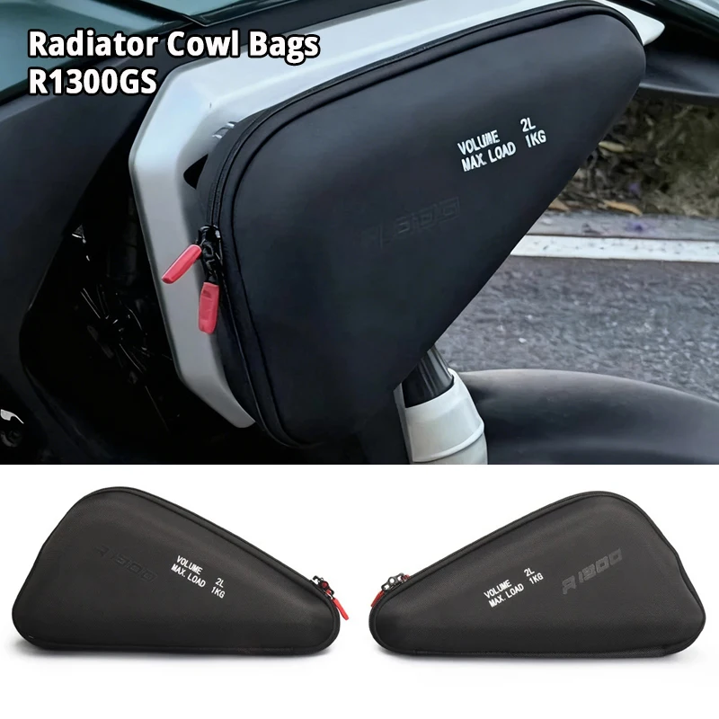 

For BMW R1300GS 2023 2024 2025 R 1300 GS GS1300 R 1300GS Motorcycle Left Right Radiator Cowl Bags Side Fairing Tool Bag 1KG