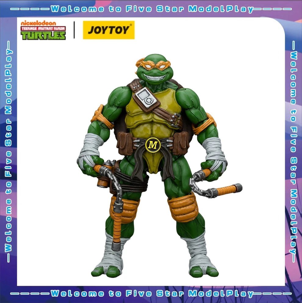 

【FS】 Фигурка JOYTOY в масштабе 1/18 TMNT-Микеланджело, модель, игрушка, подарок