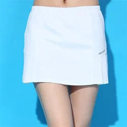Quick-Drying Sports Running Tennis Shorts Badminton Skirt Large Size Women's Anti-Exposure Half-Length Pleated Hip Skirt