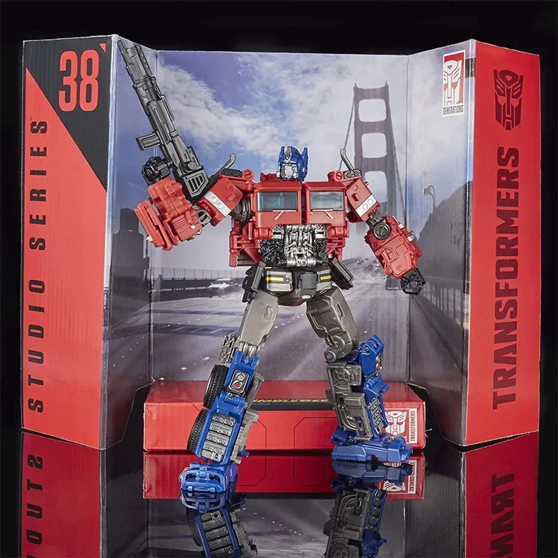 

In Stock Hasbro Transformers Toys Studio Series 38 Voyager Class Optimus Prime SS38 Anime Action Figure Model Toys Collection