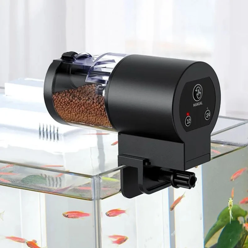 

Goldfish Automatic Fish Feeder for Aquarium,100ml Capacity Aquarium Fish Tank Feeder Timing Fishing Equipment Accessories Carp