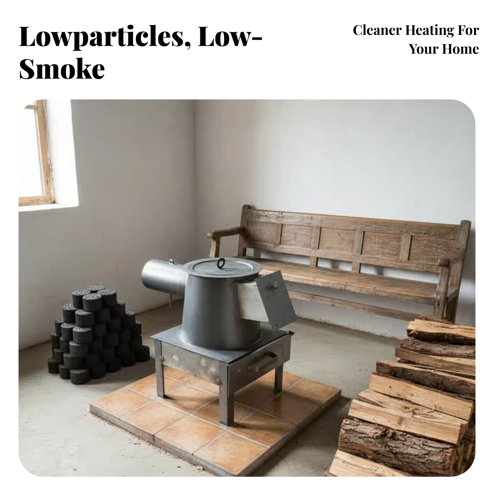 

Портативный дровяной обогреватель для офиса и дома