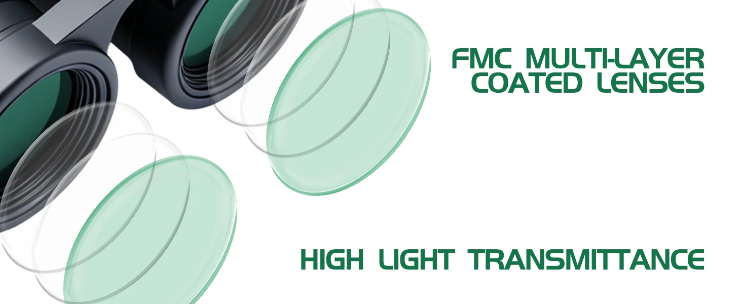 Professionelles 10X50 Fernglas mit Hoher Vergrößerung, Tragbares Langstrecken-Zoom-Objektiv für Jagd, Camping, Vogelbeobachtung, Premium-Optik – Detail 6