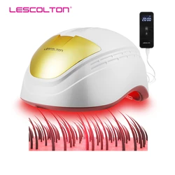 Lescotlon Hair Growth Helmet LLLT Anti Hair Loss Treatment Device 80 Medical Laser Cap for Men Women Hair Restore Product