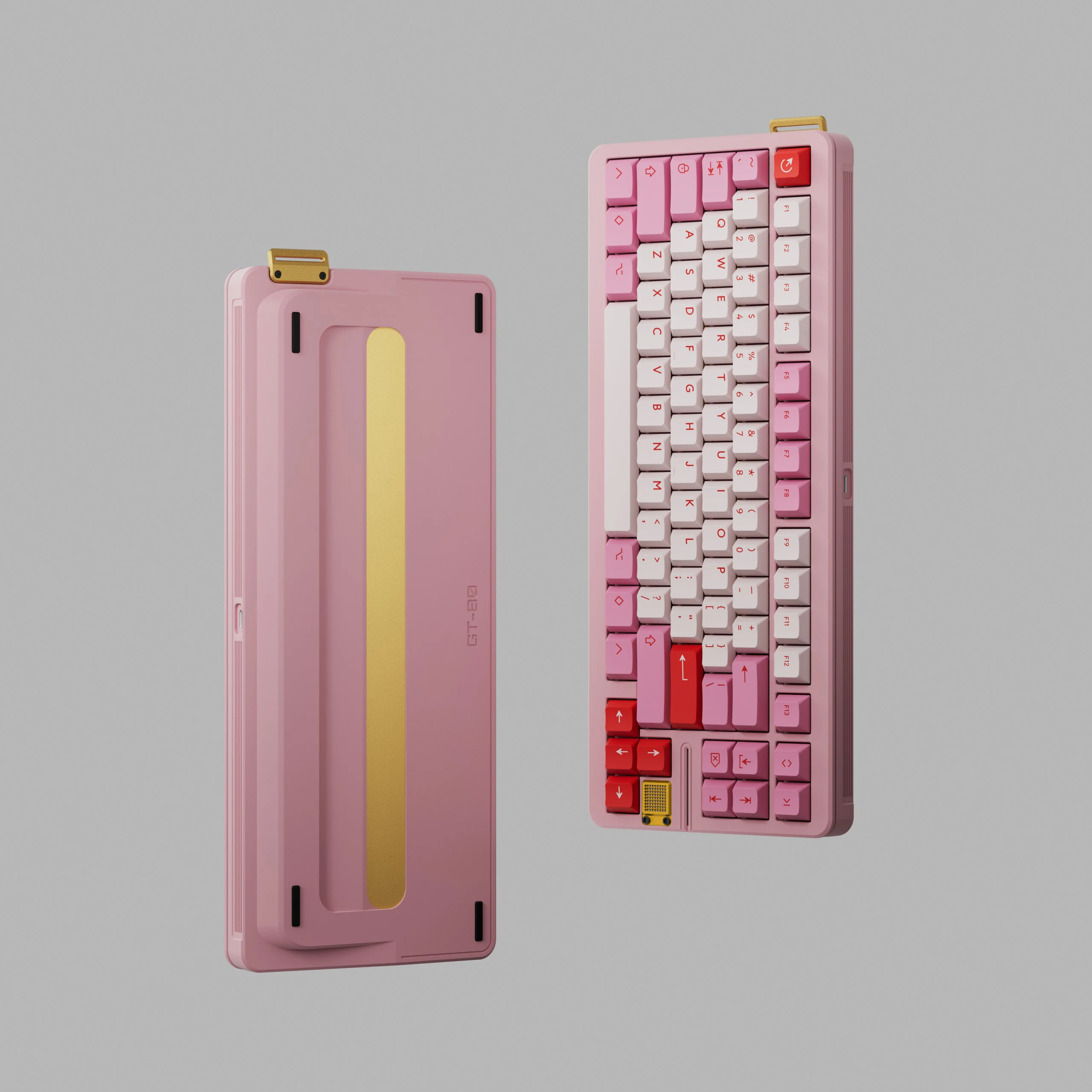Wooting　80HE 日本語配列　KBDFANSケースカスタム The First Wooting 80HE Aftermarket Case - KBDFans GT-80 - YouTube