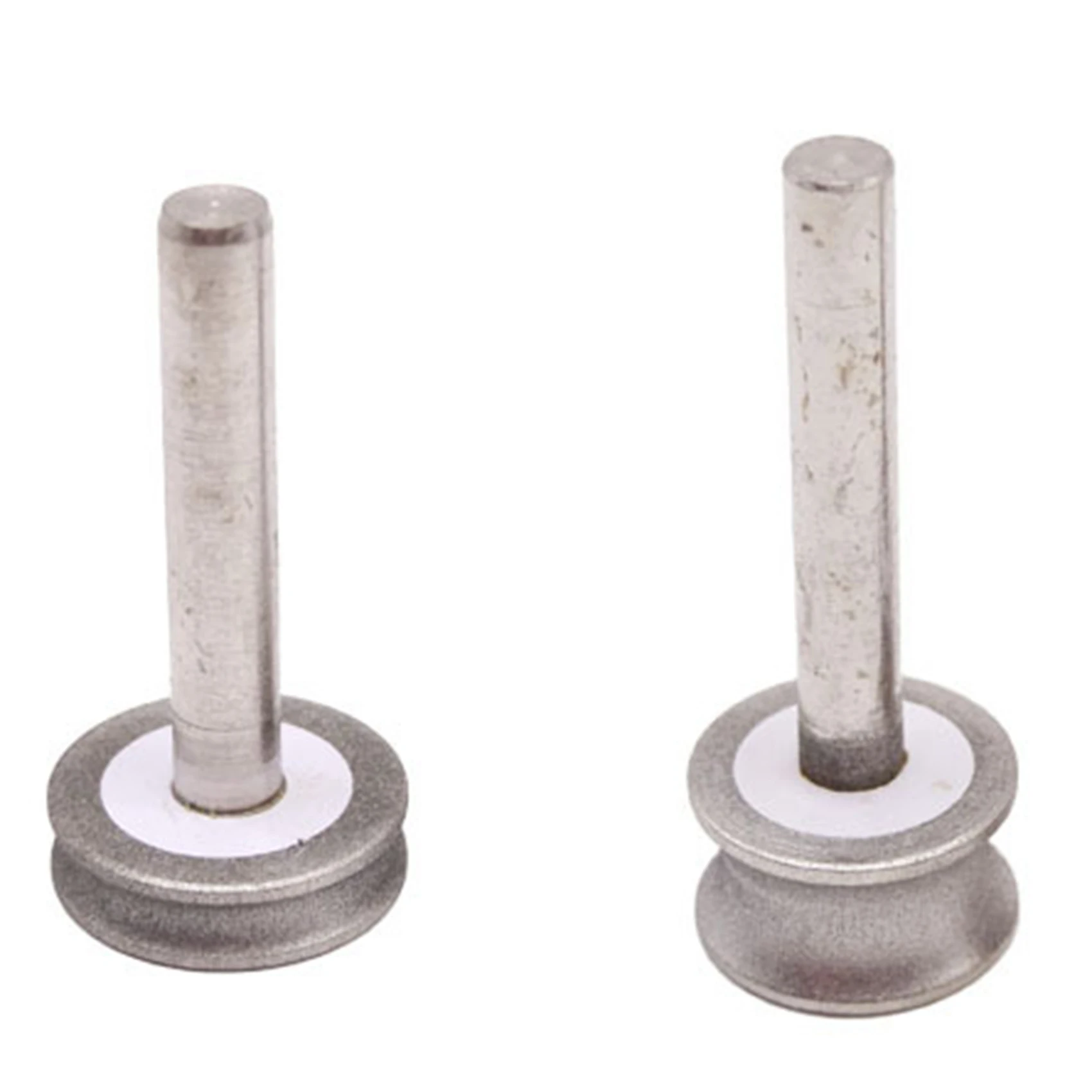 Muela de diamante para avión de vidrio, Chaflán de borde recto, vástago de 6mm, 10mm
