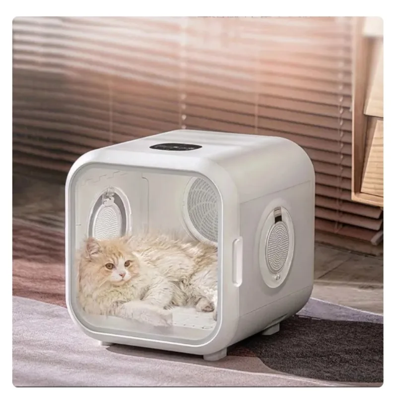 

Automatic Pet Hair Drying Box Pet Dryer Quiet Comfortable Negative Ion Fully Easy To Clean Cat Hair Dryer Pet Grooming Supplies