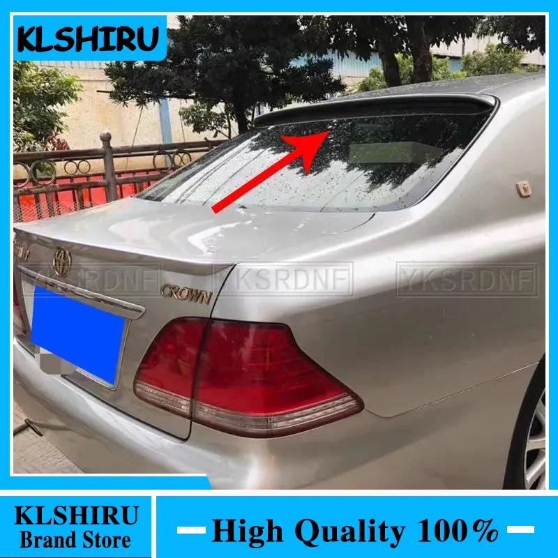 Sports Edition For 2005 To 2009 Toyota Crown Athlete Rear Window Roof Spoiler DIY Panit Spray Paint or Black White Color