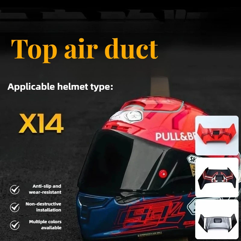 

Suitable for SHOEI X14 Helmet Top Air Duct, Air Inlet, Guide Air Duct, and Nozzle Replaceable Accessories