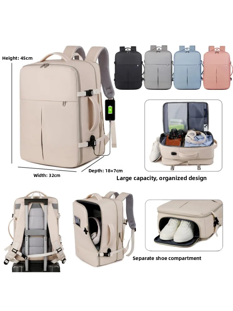 

Expandable Capaci Men's And Women's Bapas for ort Trips Traveling Busin Trips Student Books Laptops And Daily Use
