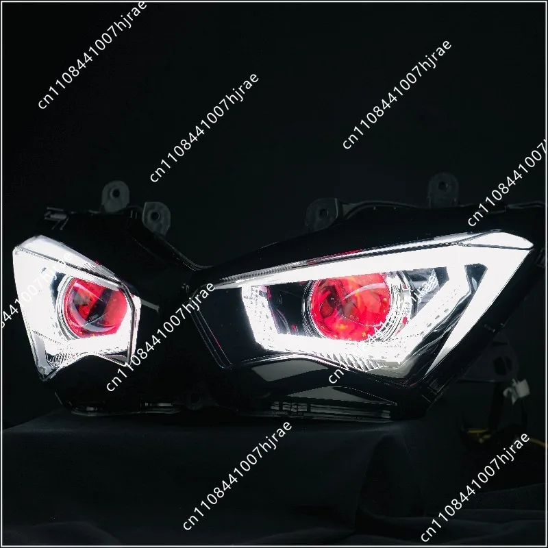 Motorcycle LED Projector Headlight Assembly Replacement Front Lamp Lighting Parts Fit ZX25R ZX6R ZX4RR 250FI 2021-2024 Mod