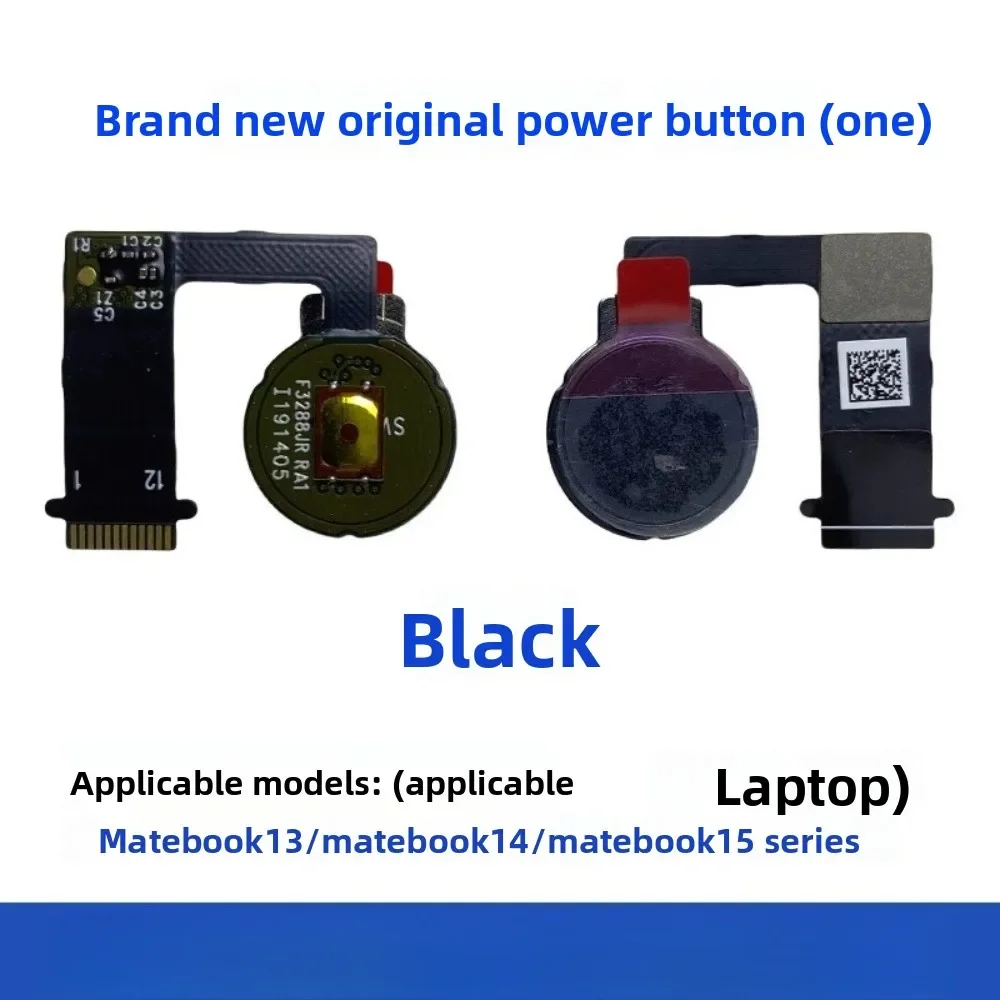 Botón de Encendido con Sensor de Huella Dactilar para Portátiles Huawei MateBook 13 14 15 X Pro E D14 D15 D16, Reemplazo de Tecla de Encendido con Huella Dactilar